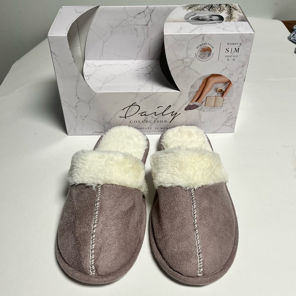 Daily Collection Women’s Memory Foam Slippers
